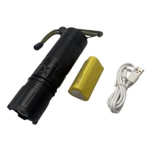 Torcia LED 5w Con Zoom 1000 Lumen con